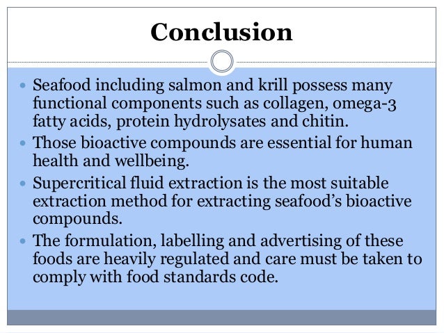 Functional Food Seafood