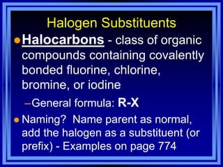 Presentation of Functional Groups & Org Reactions.ppt