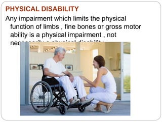 Function Impaired Functional impairmant and disabilit | PPTX