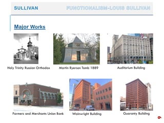 Functionalism- Louis sullivan by awder omer | PDF