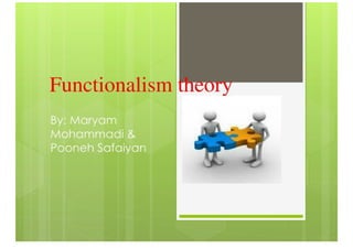 Functionalism Theory | PDF | Science
