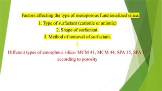 Functionalized Silica surface functionalizatin 2024-2025.pptx