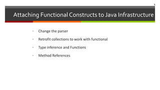 A Brief Conceptual Introduction to Functional Java 8 and its API | PPT