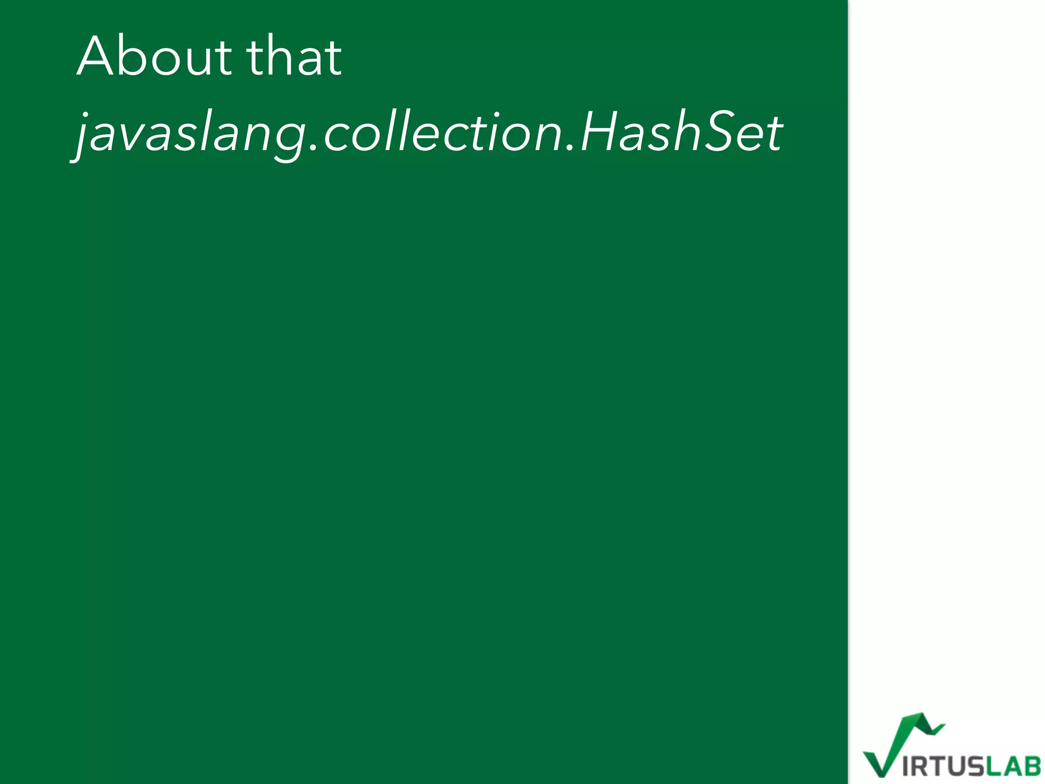 About that  
javaslang.collection.HashSet
 