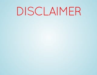 DISCLAIMER
 