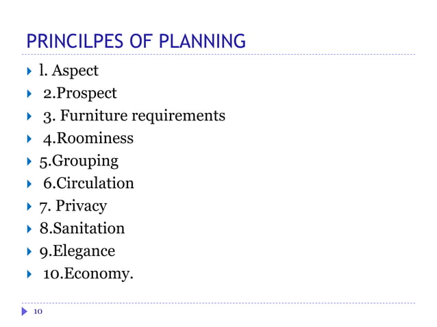 Functional planning of a residential building | PPTX | Indoor ...