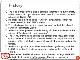 Functional point analysis | PPTX