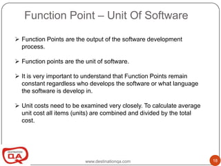 Functional point analysis | PPTX