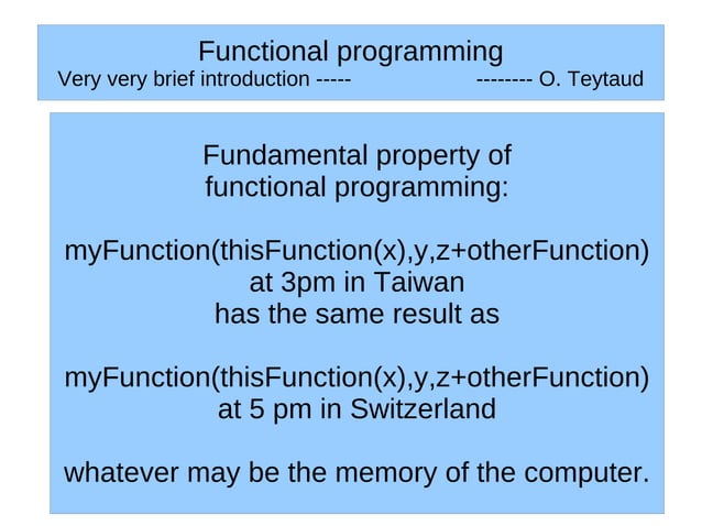 Functional programming | PPT