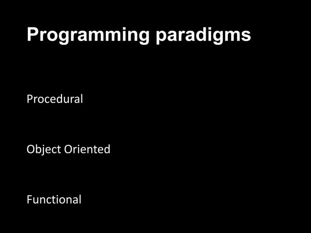 Functional programming in C# | PPT