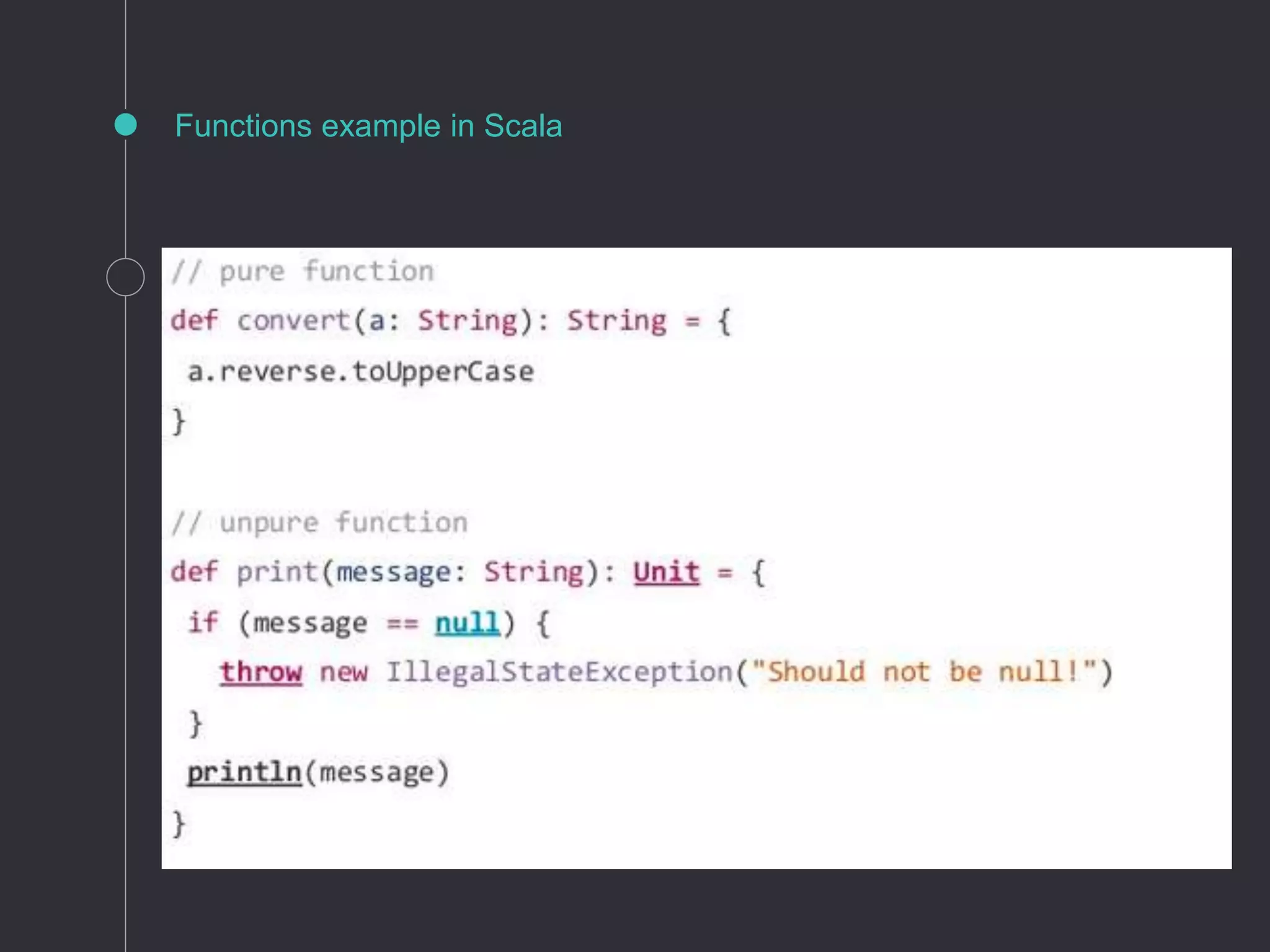Functions example in Scala
 