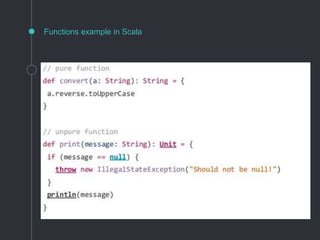 Functions example in Scala
 