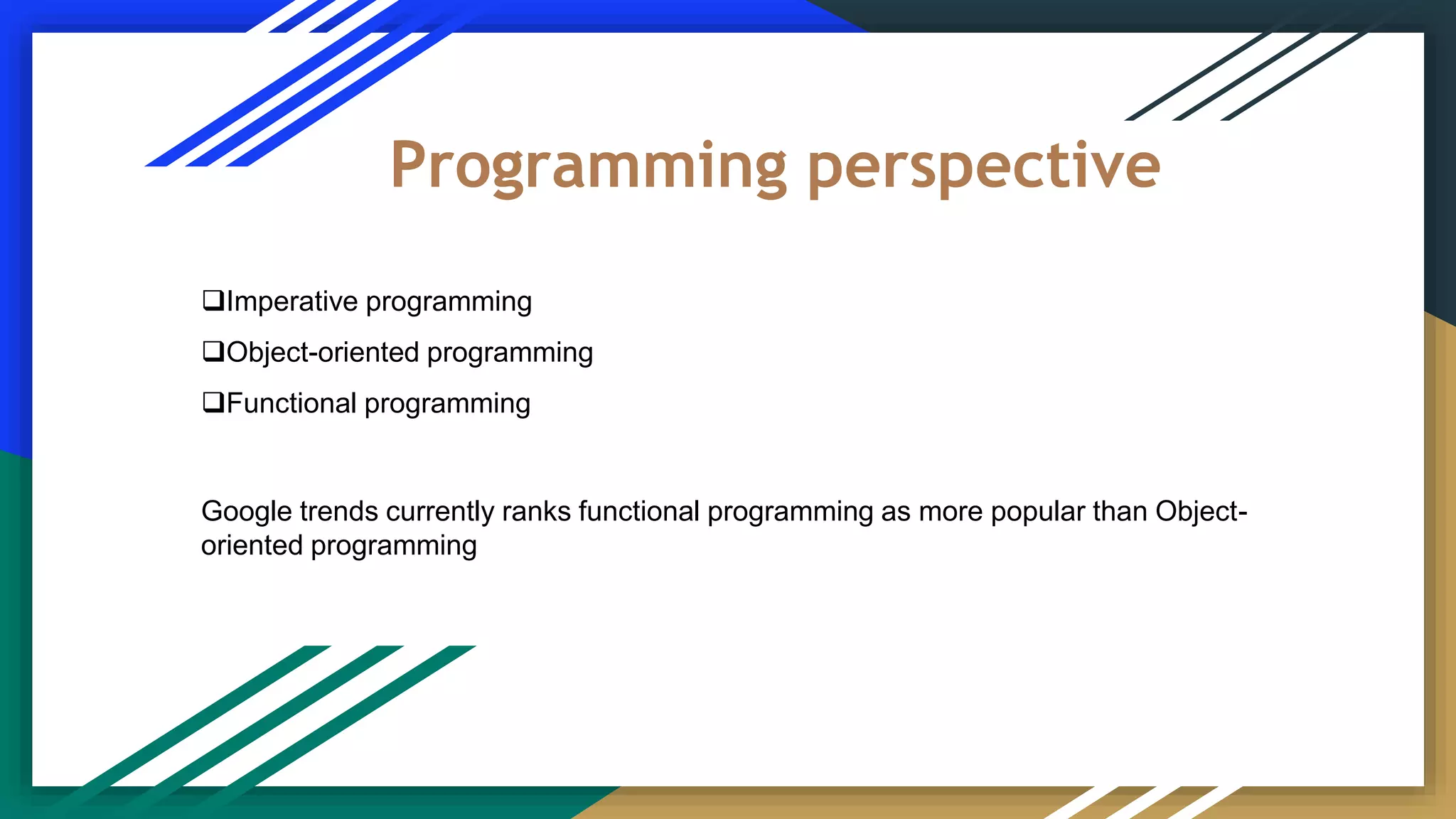 Functional programming | PPT