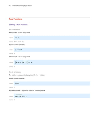 Functional Programming In Mathematica | PDF