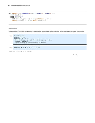 Functional Programming In Mathematica | PDF