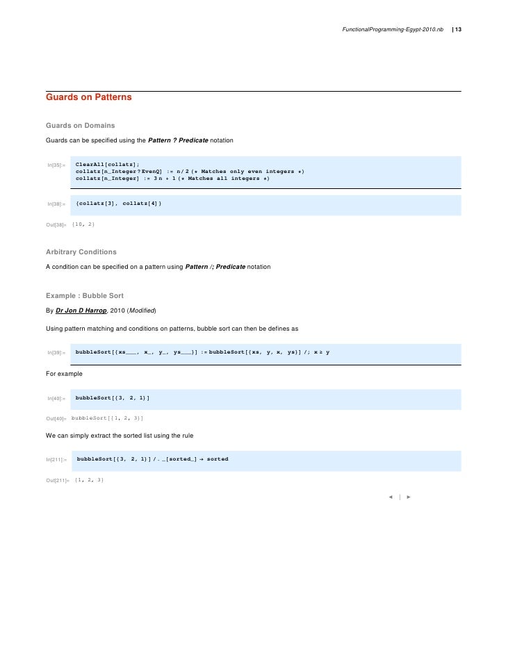 mathematica functional programming mathematica functional programming