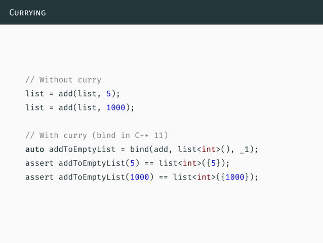Functional programming in C++ | PPT