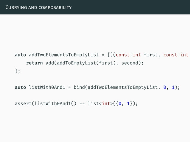 Functional programming in C++ | PPT