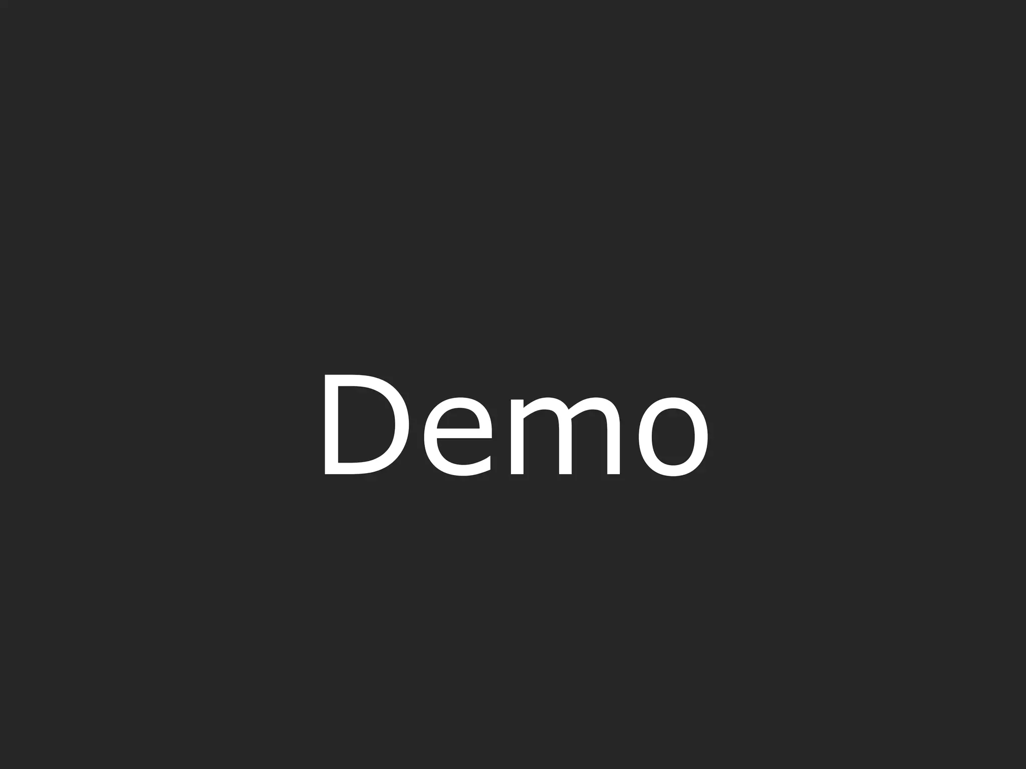 Demo 