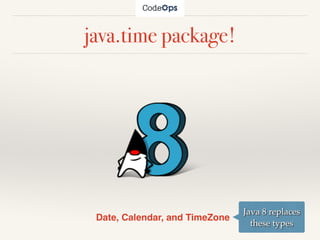 java.time Sub-packages
❖ java.time.temporal —Accesses date/time
fi
elds and
unit
s

❖ java.time.format —Formats the input ...