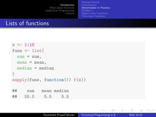 Functional Programming in R | PDF