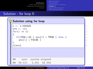 Functional Programming in R | PDF