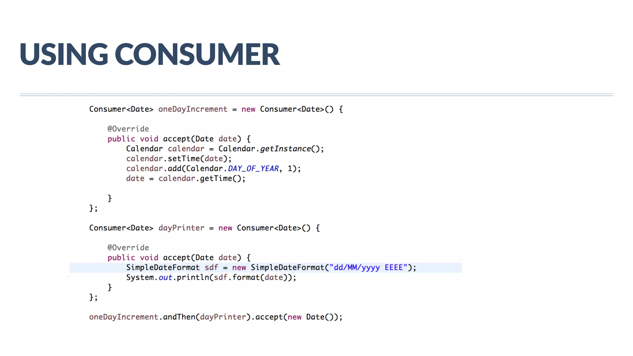 www.javathlon.com USING  CONSUMER 
