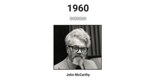 1960
()((()((()))))
John McCarthy
 