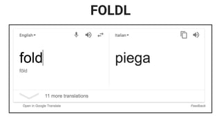 FOLDL
 