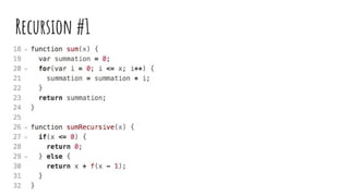 Recursion #1
 