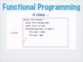 Functional Programming
 