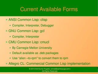 Functional Programming with LISP | PPT
