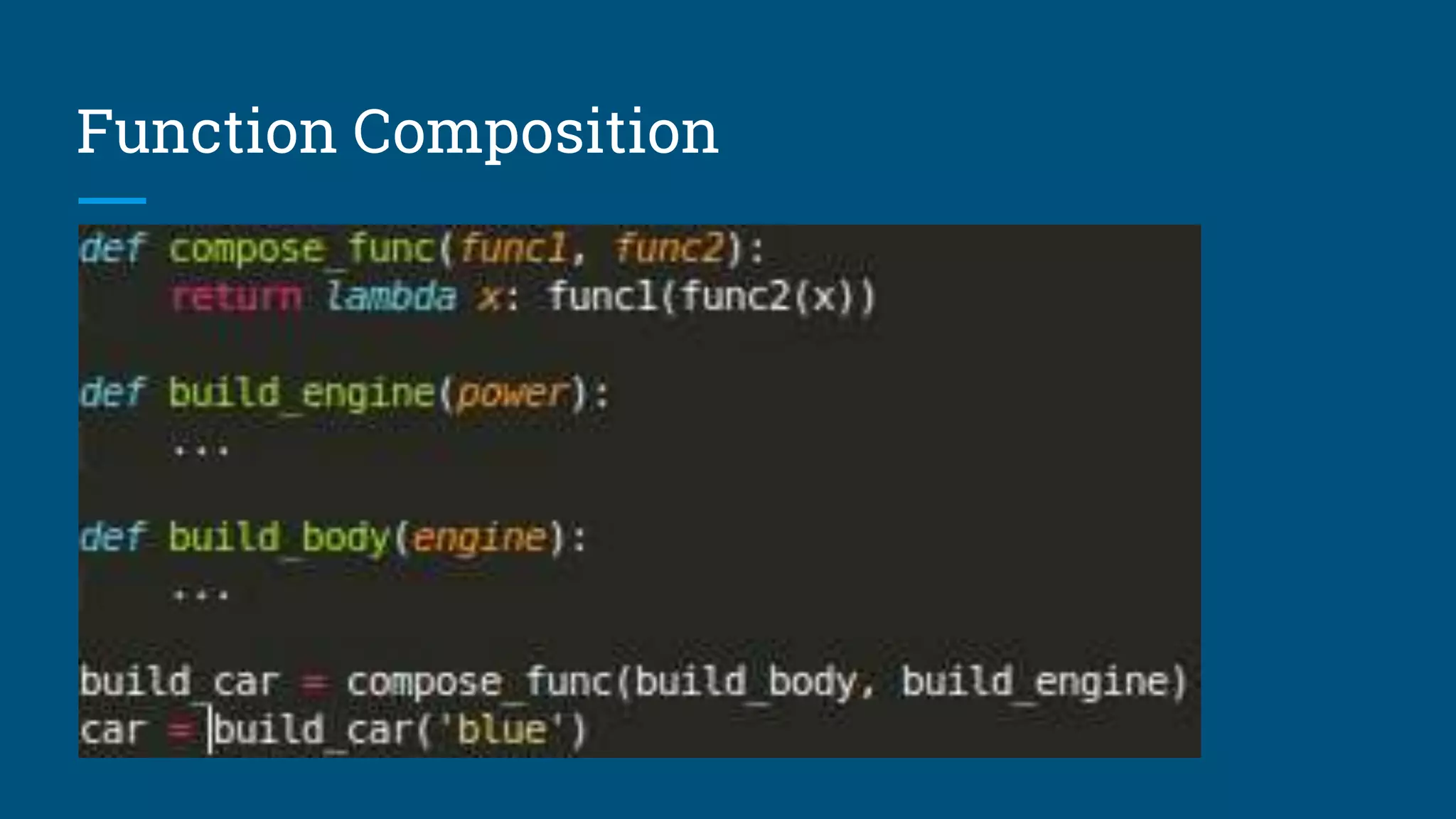 Function Composition
 