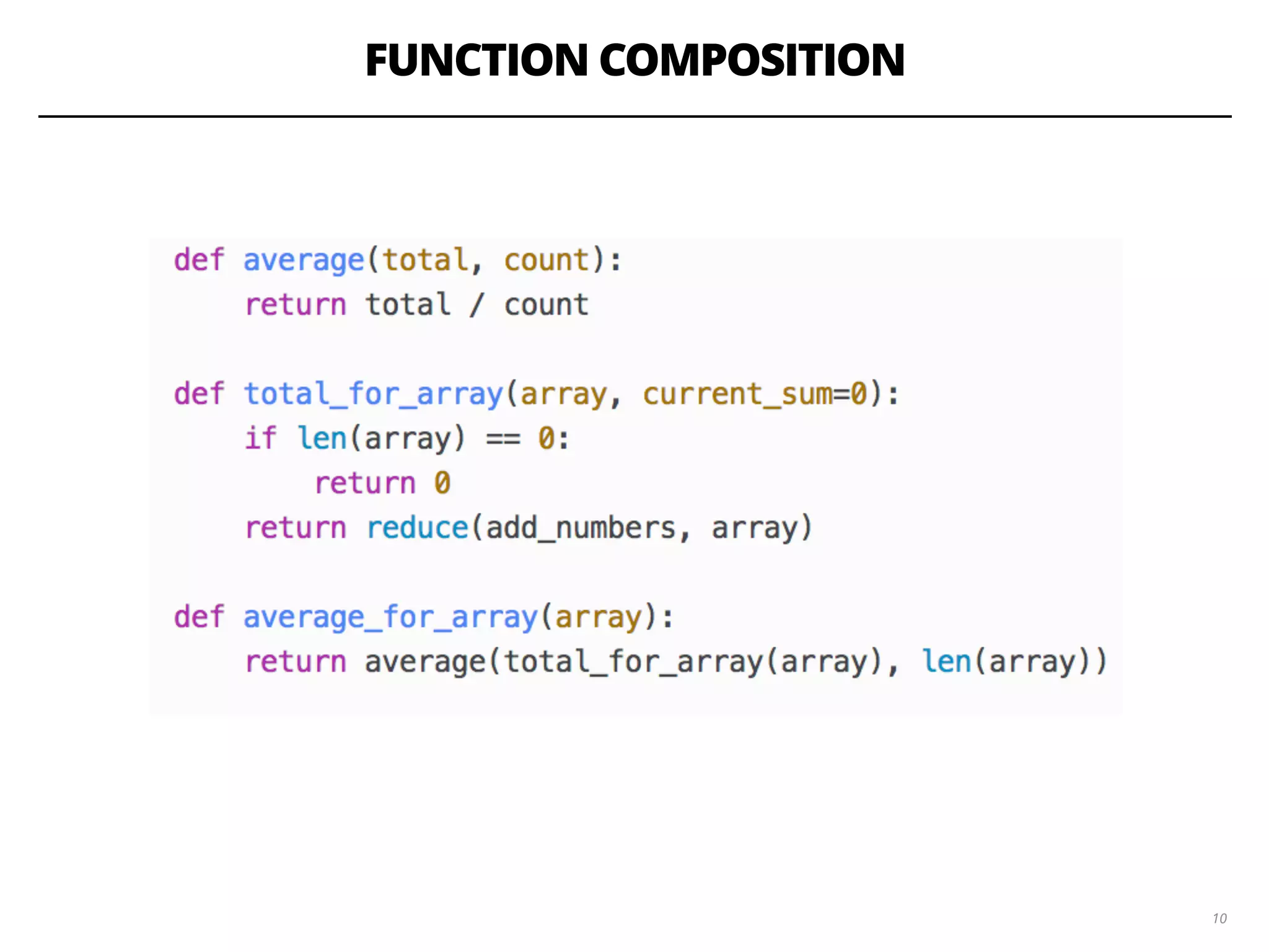 FUNCTION COMPOSITION
1010
 