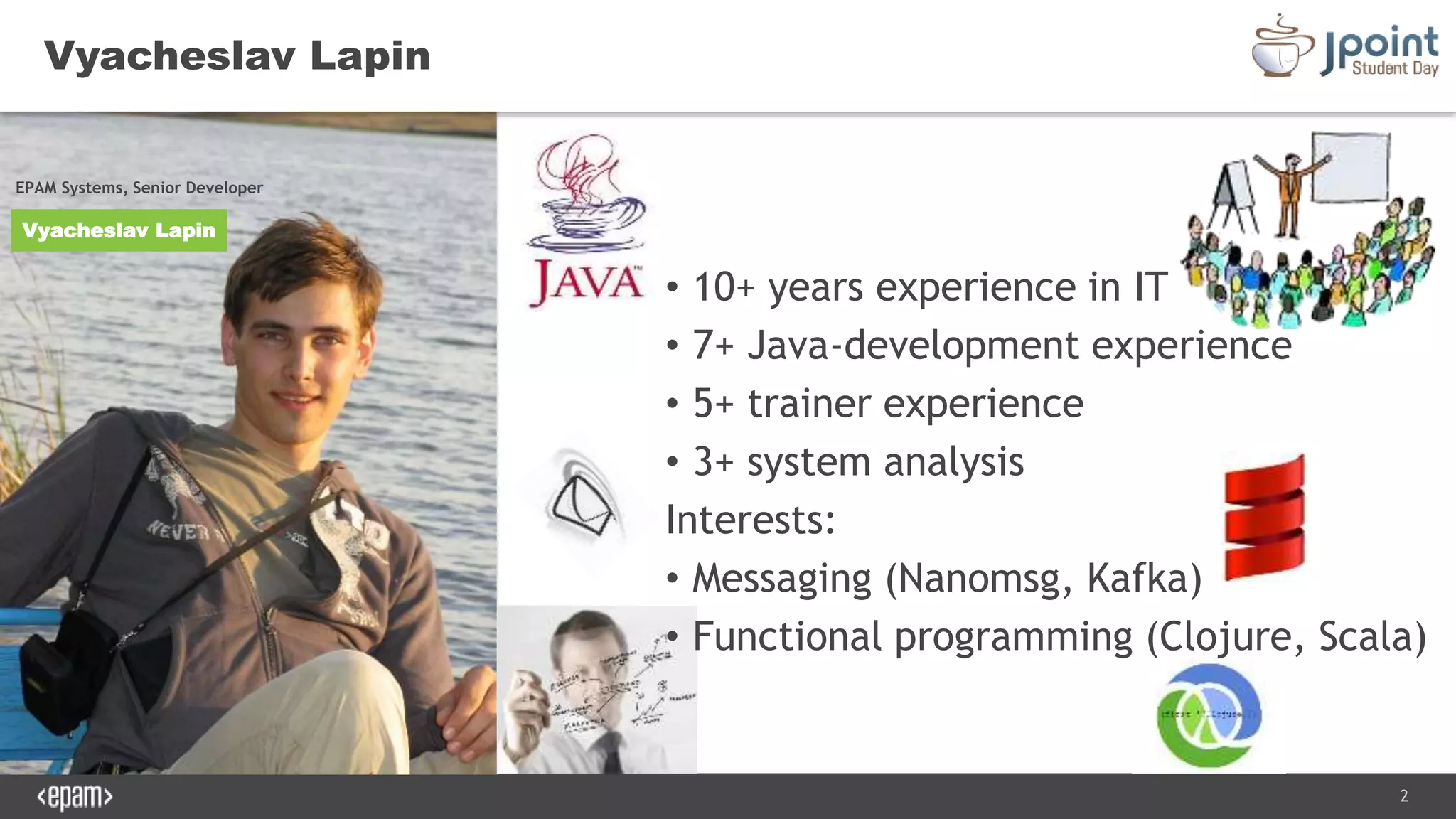 Functional reactive full stack development in java/js (JPoint ed.) | PPT