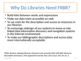 Functional Requirements for Bibliographic Record (FRBR) (1).pptx