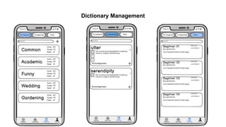 Dictionary Management