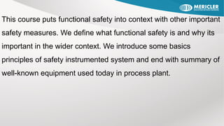 Comprehensive Overview of Functional Safety in Process Industries | PDF
