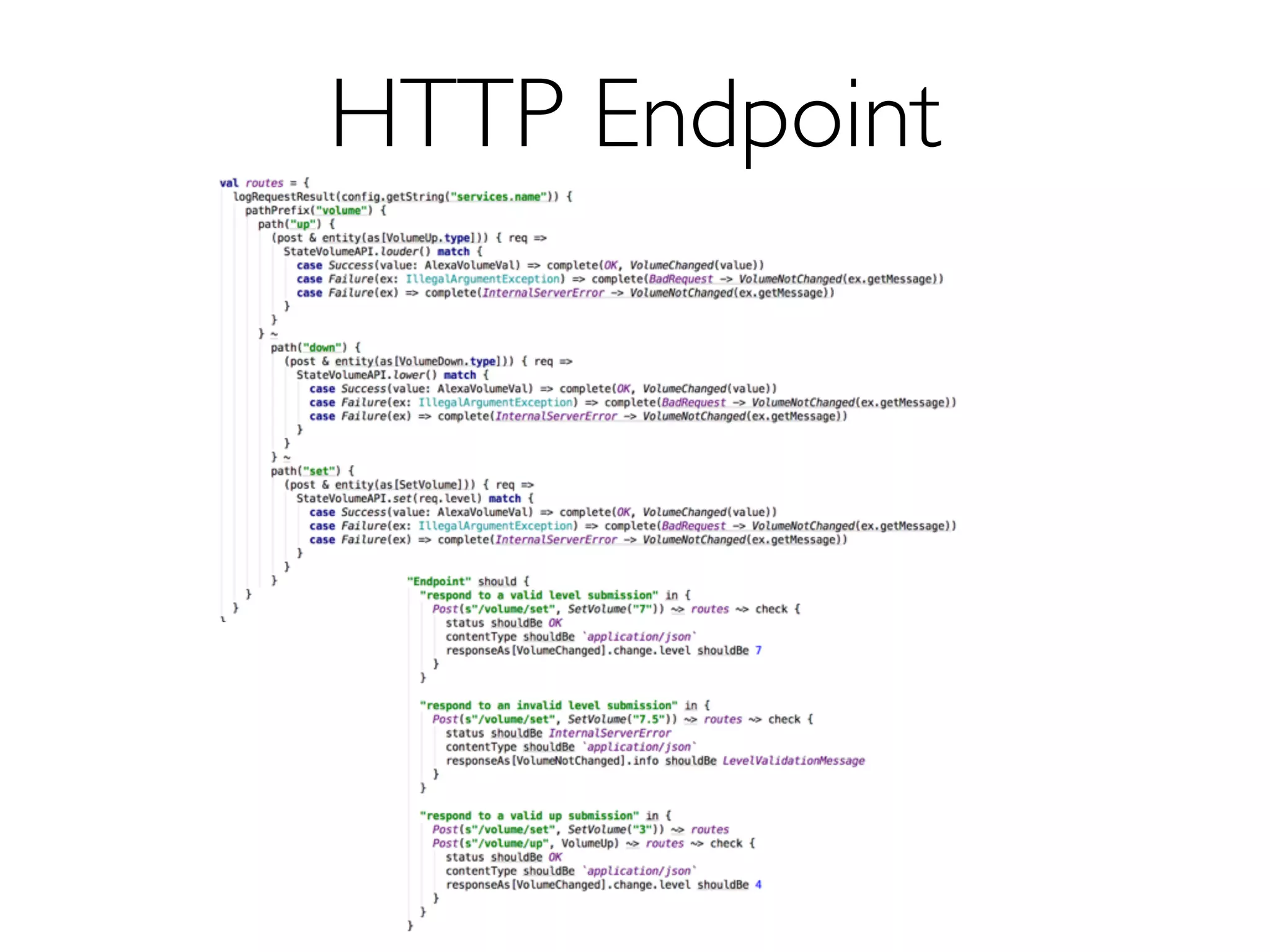 HTTP Endpoint
 