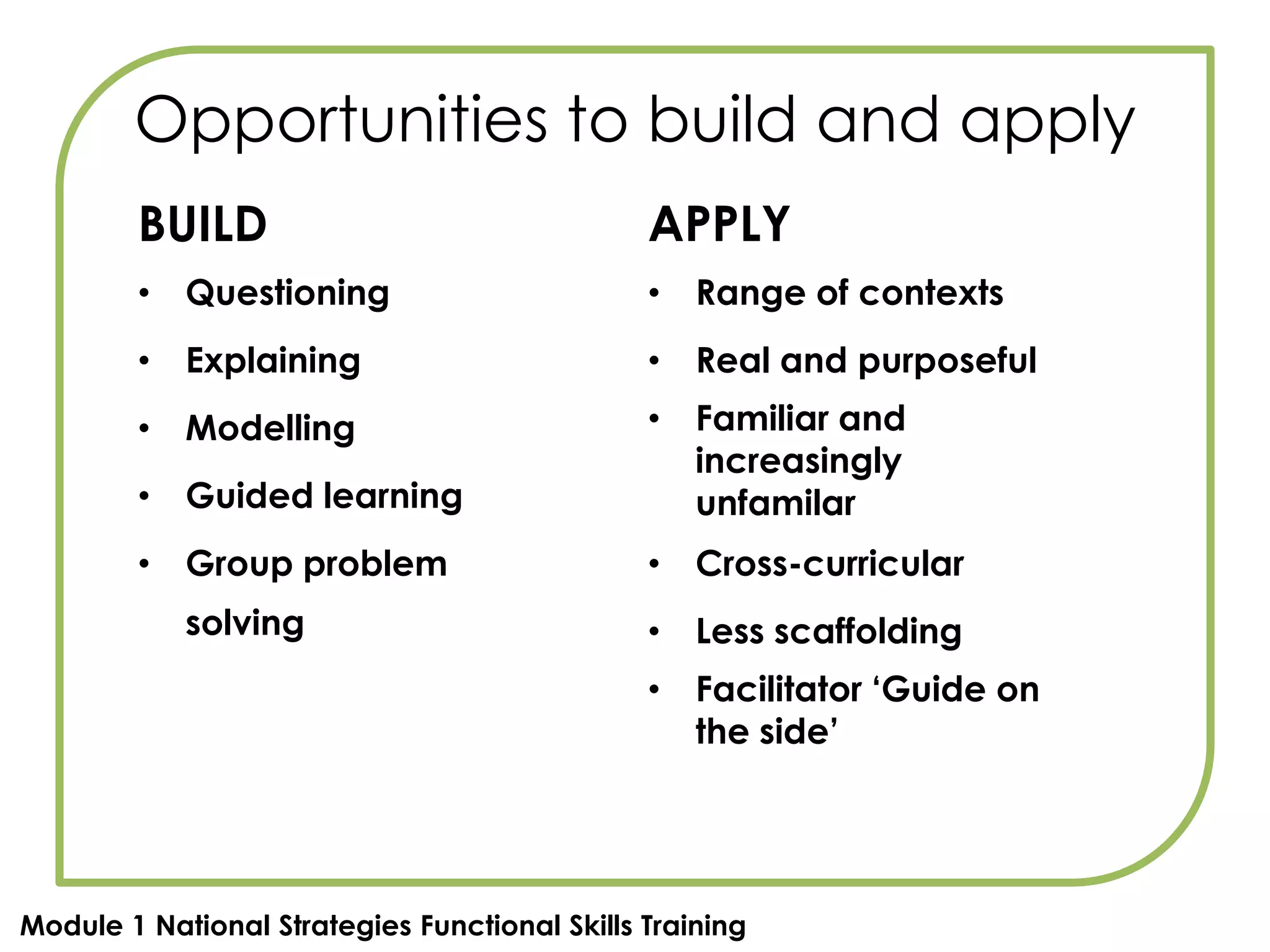 Not English, Maths or ICT?!2008 – First Diploma teachingPreparing students for any pathway.Embedded in KS3 curriculumICTAC  and Maths/English across the curriculum – underpins success in all areas.New GCSE specifications reflect functionality.Schemes of work mapped to functionality.Coordinated approachImproves retention and improves post-16 participation ratesPrepare learners for successful progression into alternative routes. 