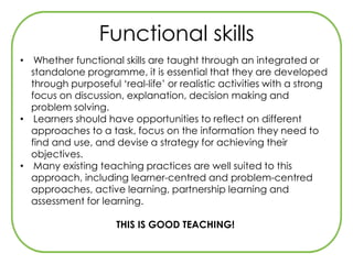  Interpret and communicate solutions to practical problems, drawing simple conclusions and giving explanations.Expected to be embedded at KS3 Present information in ways that are fit for purpose and audience