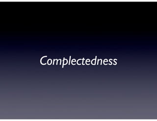 Complectedness
 