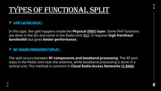 Comprehensive Overview of Functional Split Criteria in Modern ...