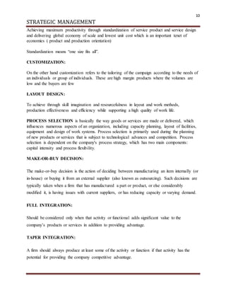 Strategic management Functional strategy Strategy Implementation ...