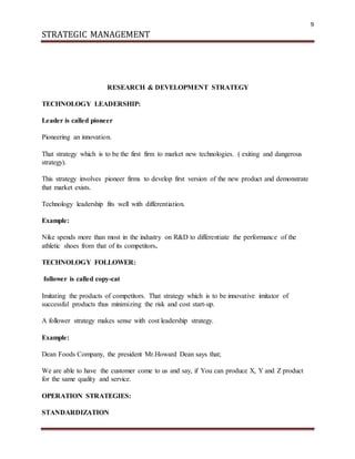 Strategic management Functional strategy Strategy Implementation ...