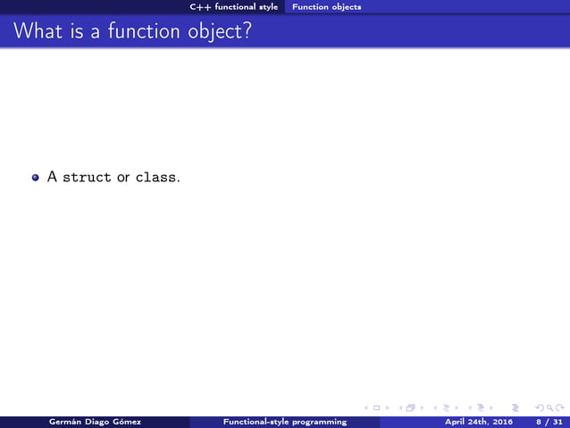 Functional style programming | PPT