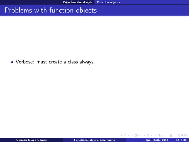 Functional style programming | PPT