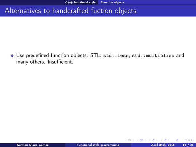 Functional style programming | PPT