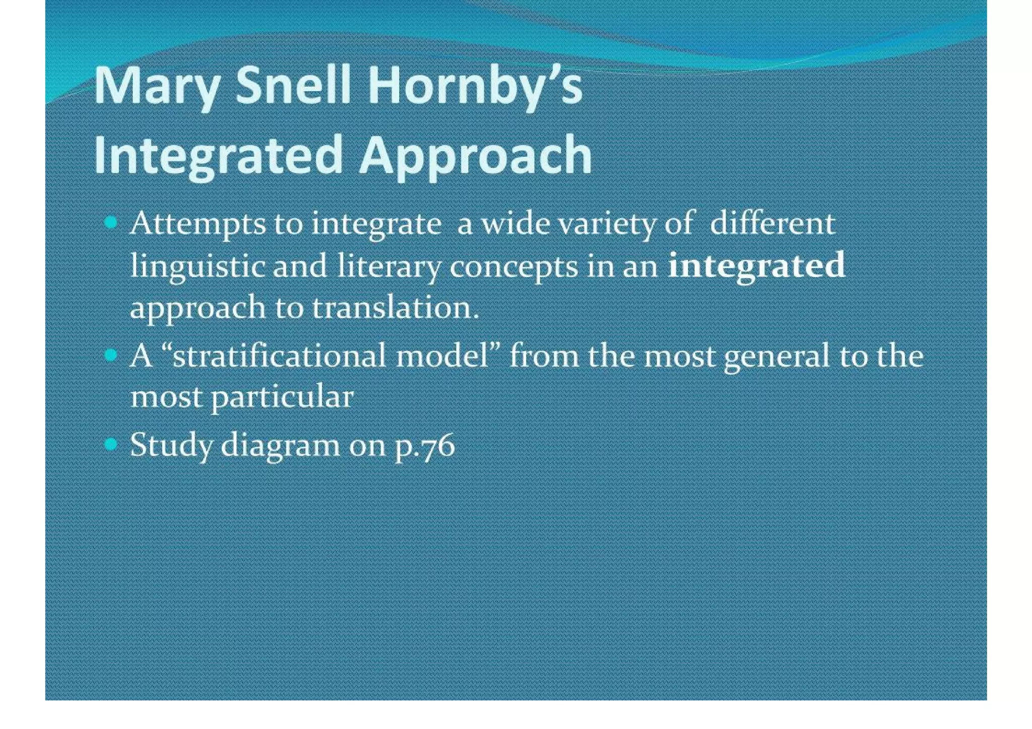 Functional Theories Of Translation