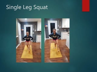 Single Leg Squat
 